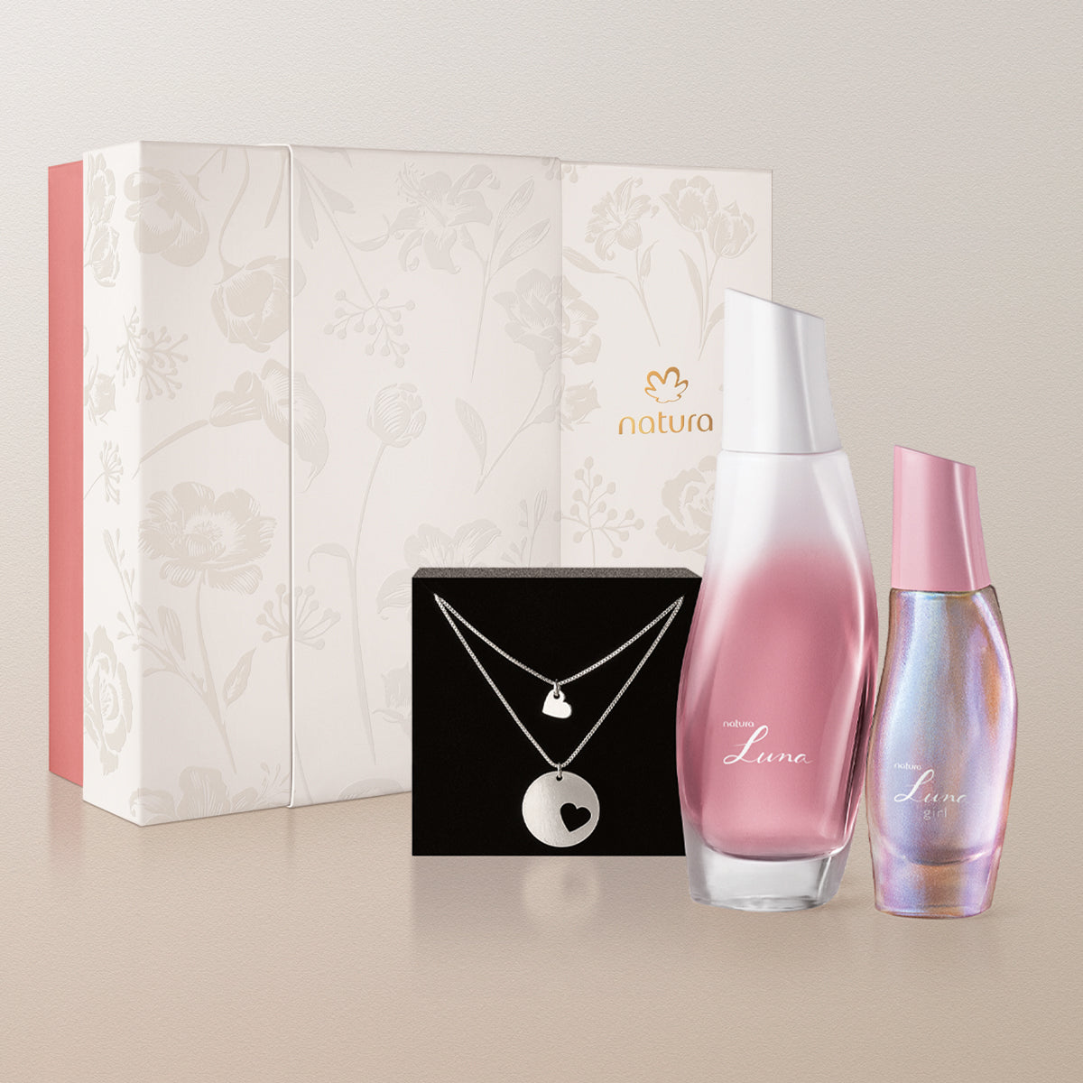 Presente Natura Luna e Luna Girl Mãe e Filha com Acessório (3 produtos)