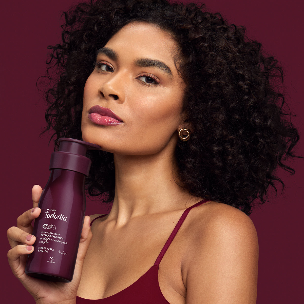 Kit Creme Nutritivo para o Corpo Tododia Cereja Negra e Praliné com Refil