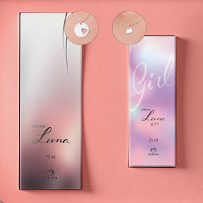 Presente Natura Luna e Luna Girl Mãe e Filha com Acessório (3 produtos)