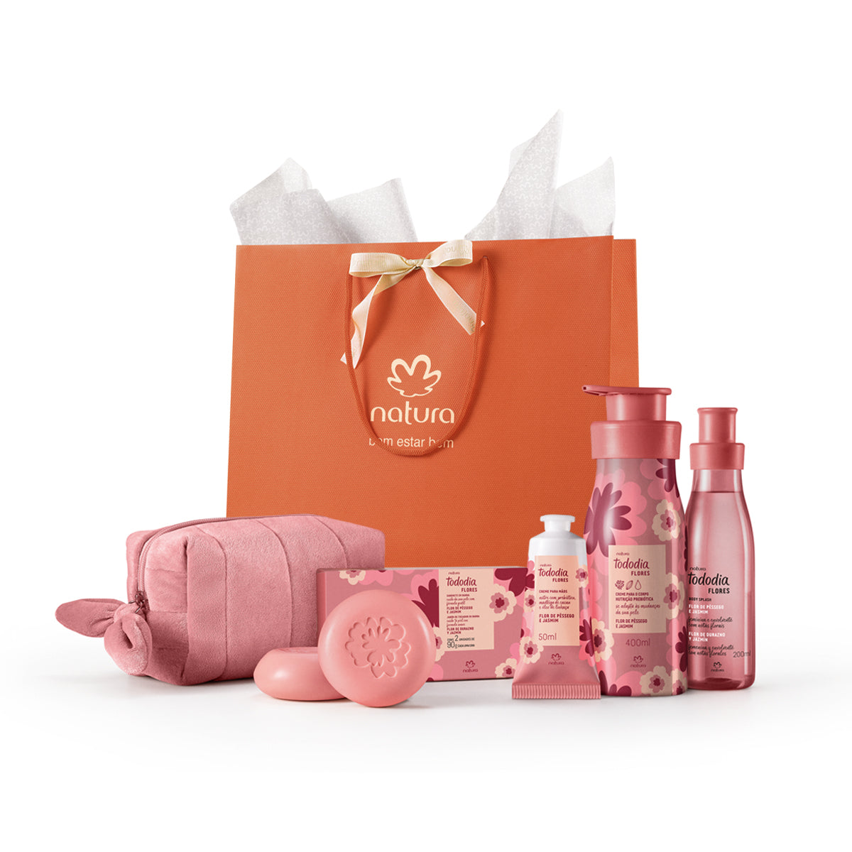 Presente Natura Tododia Flores com Acessório (5 produtos)